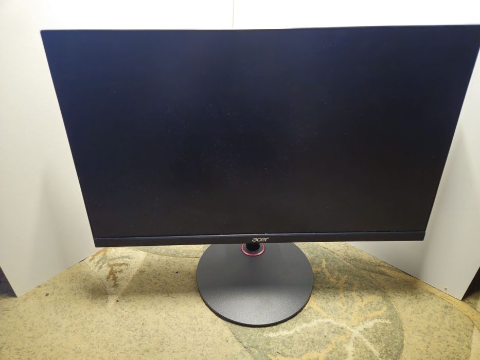 Uszkodzone monitory Samsung Odyssey G3 24" + Acer Nitro 24" + kable / Na części