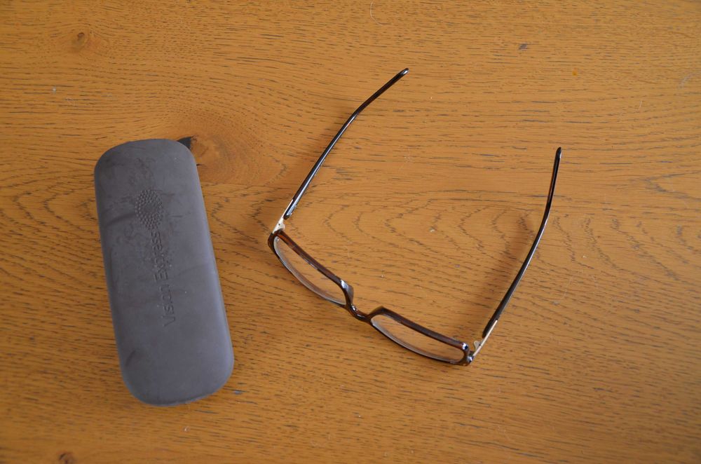 oprawki brązowe męskie + etui
