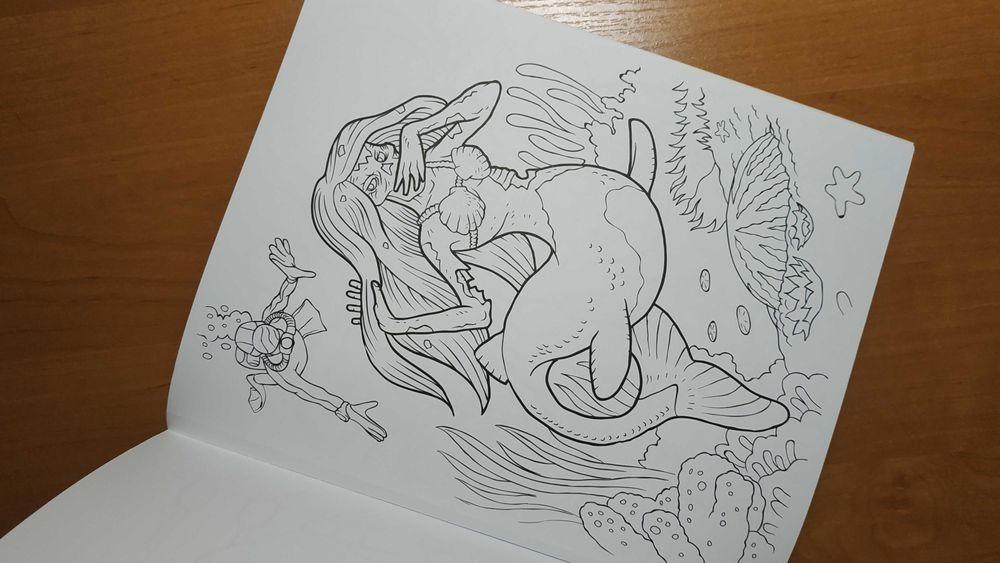 Раскраска Зомби Zombie Daze альбом Coloring Crayola. Розмальовка.