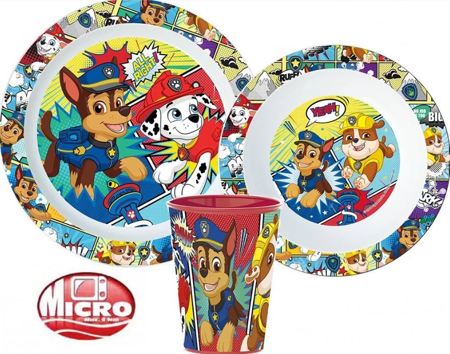 Zestaw obiadowy PAW Psi Patrol śniadaniowy naczyń