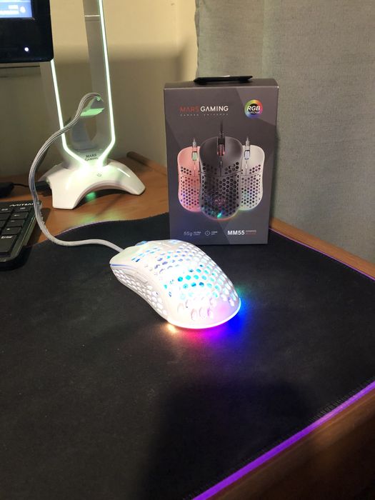 Rato gamer da mars gaming