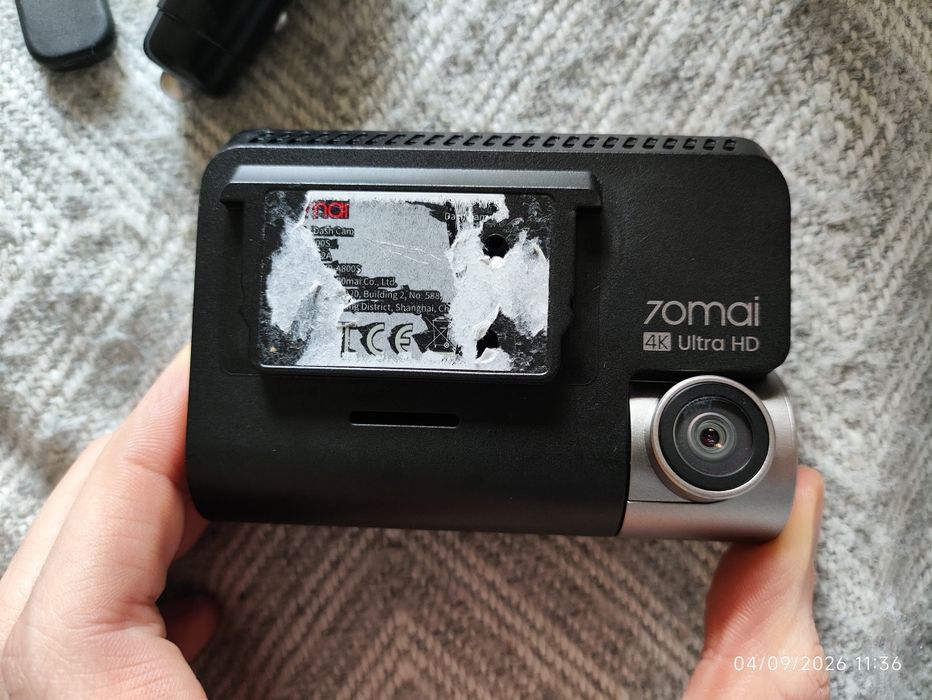 70mai Dash Cam A800S на запчастини. Не працює блок камери.
