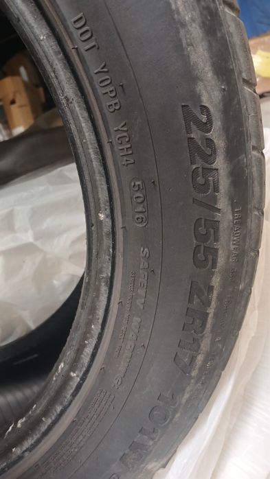 Резина kumho 225/55 r17 лето