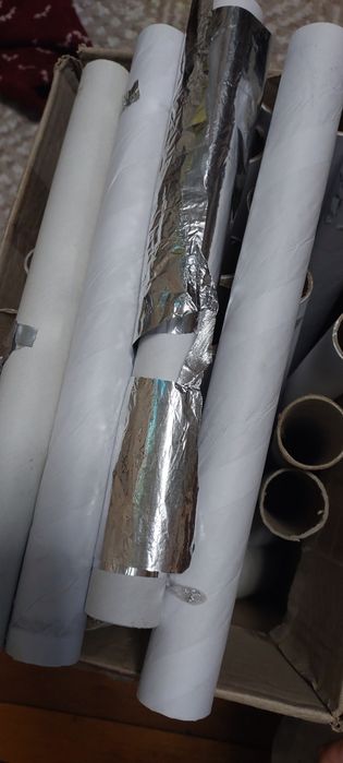 Приму в дар картонный тубус с под фольги