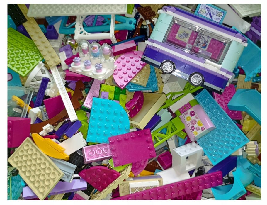 LEGO Friends 1kg mix klocków figurka akcesoria