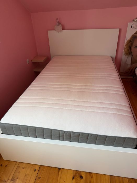 Łóżko IKEA MALM z szufladami