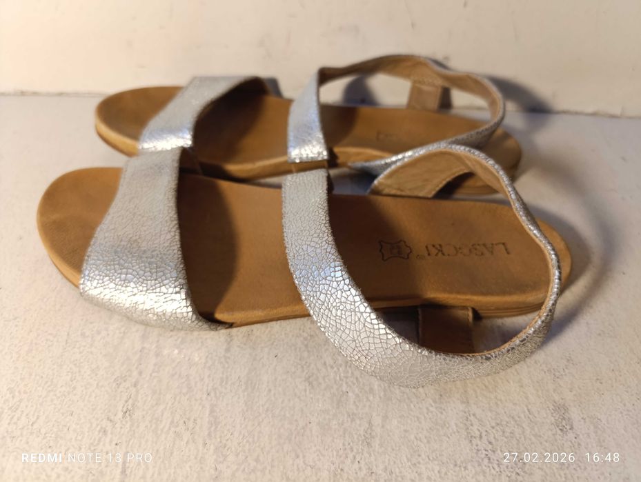 sandały skórzane Lasocki