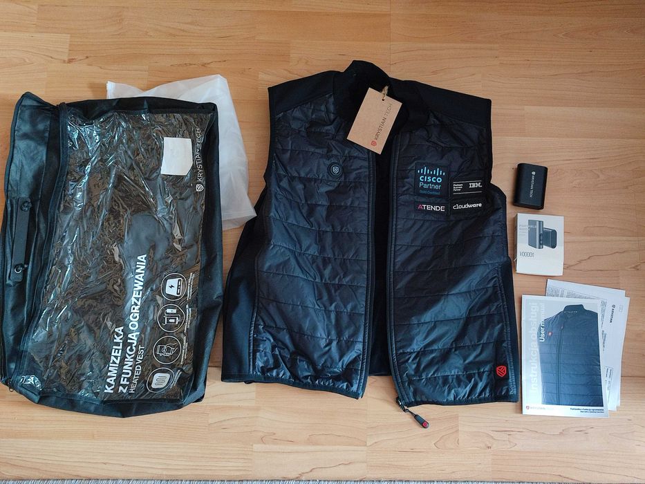 Kamizelka ogrzewana z PowerBank 10000mAh Krystian Tech rozm.M 180cm