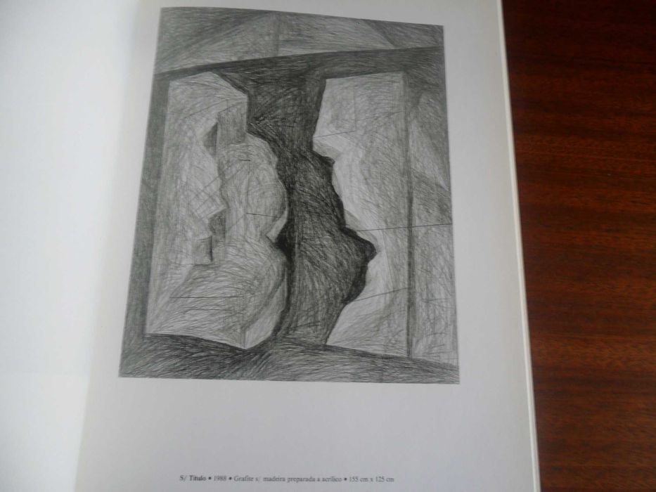 "Pedro Calapez - Desenhos sobre Madeira" - Catálogo de Exposição 1989