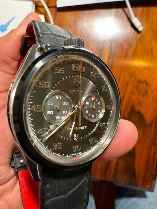 Relogio Tag heuer carrera 1887 automatico bullhead omega longines