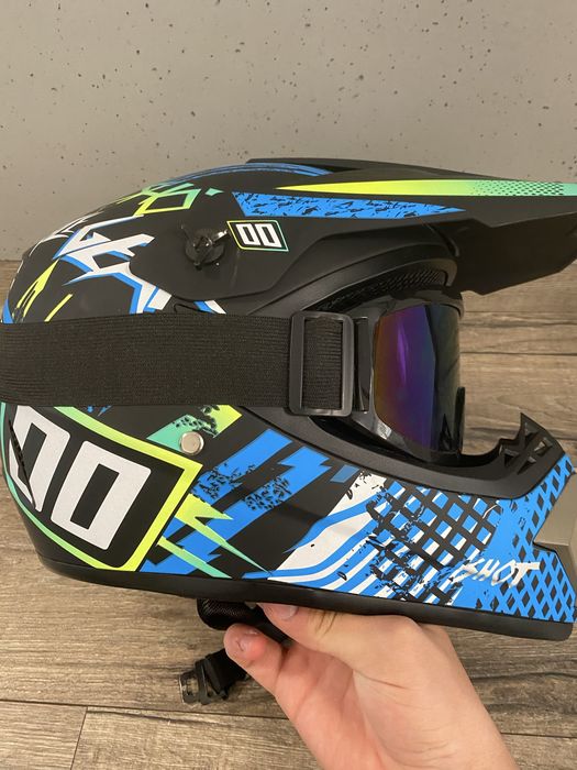 Kask crossowy fullface