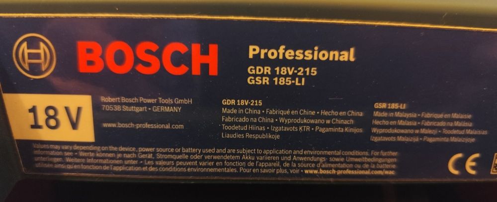 Zestaw wkrętarka i zakrętarka bosch