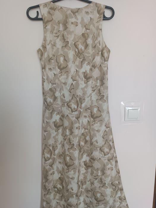 Elegancka sukienka len