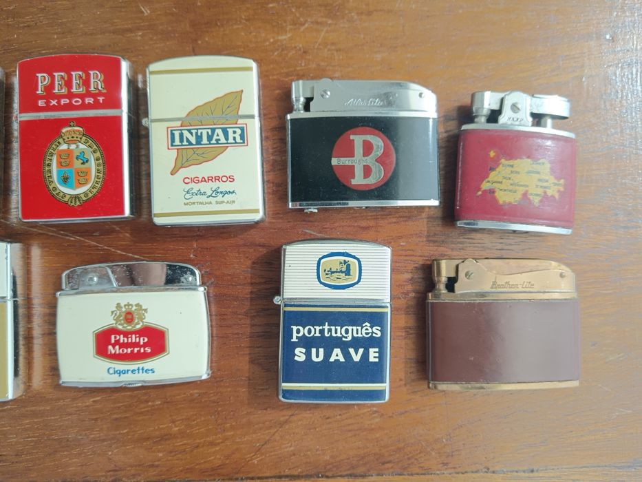 Isqueiros publicitários vintage