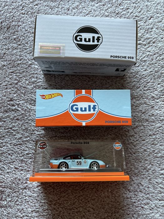 ホットウィール　RLC Gulf PORSCHE 959 ポルシェ959 HOT WHEELS 2025 1986 PORSCHE 959 GULF EDITION RED LINE CLUB