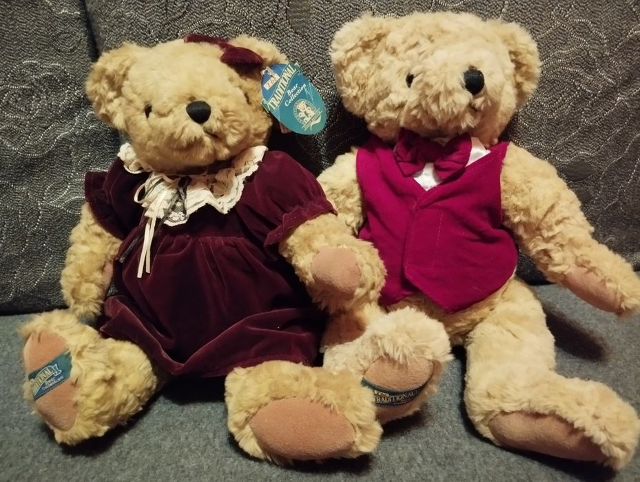 Чудова пара колекційних ведмедів Traditional bear collection вінтаж