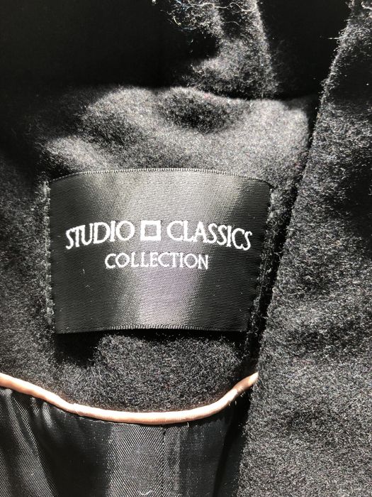 Casaco preto comprido tamanho 36 (M)