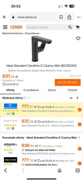 Bateria umywalkowa IDEAL STANDARD