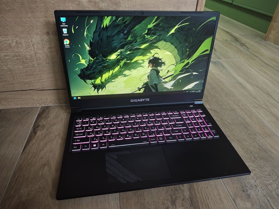 RTX4050 Gigabyte G5 I5-12500H 16/512gb ігровий ноутбук 15.6" 144гц