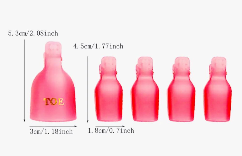 10 Dedeiras para remover verniz, nunca usadas (para pés)