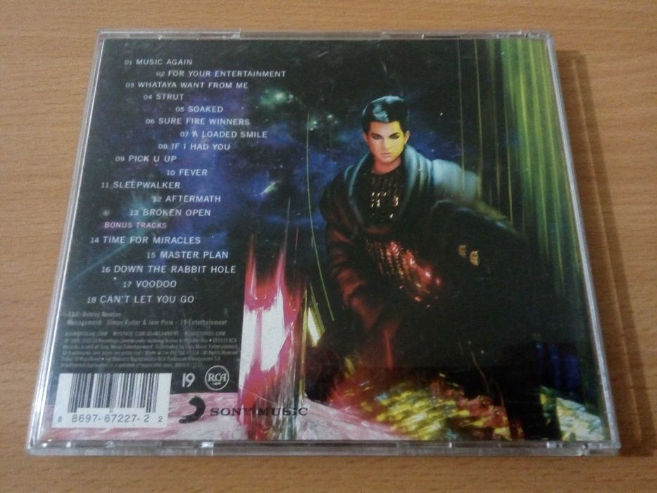 ADAM LAMBERT - For Your Entertainment - Baixa De Preço