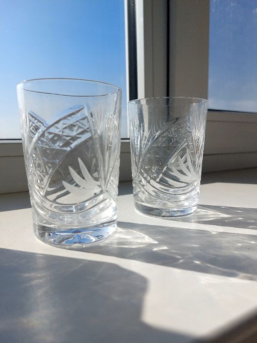 Стаканы хрустальные