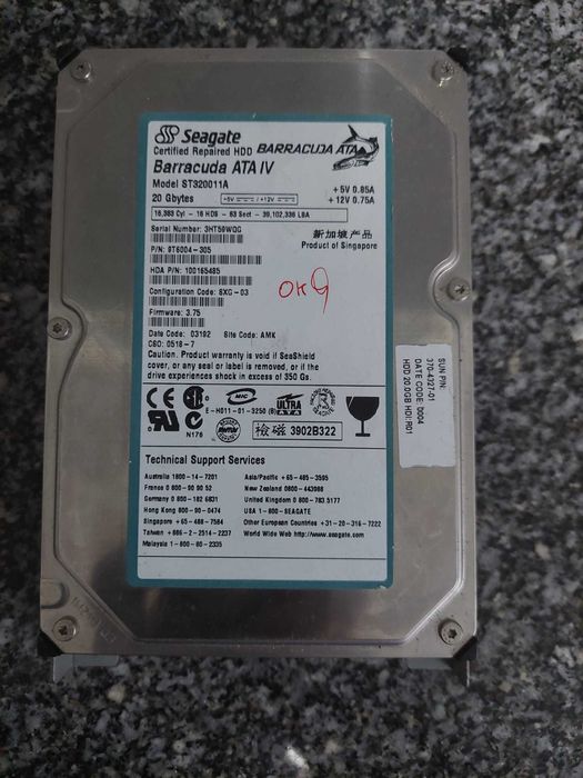 Discos ATA varias marcas e modelos