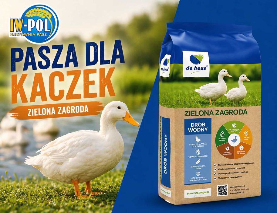Pasza dla Kaczek Startowa 0-3 tyg. DeHeus 25kg