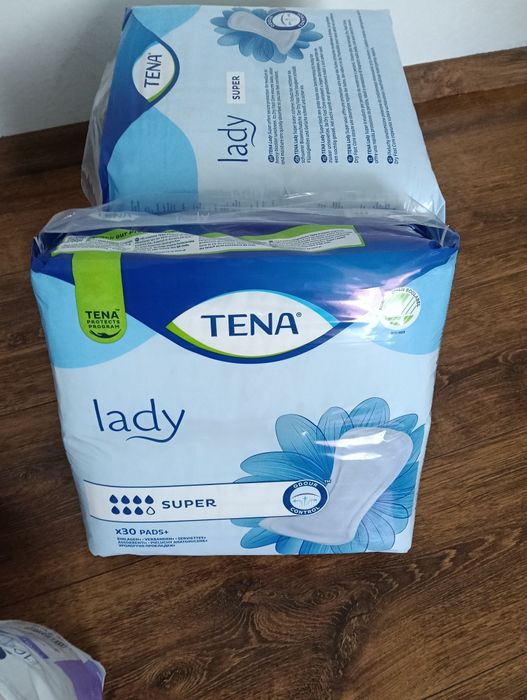 Tena Lady Super wkładki anatomiczne urologiczne. Podpaski