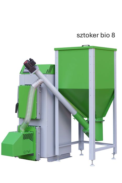 Kocioł na pellet Sztoker Bio 8 kW z zasobnikiem bocznym | 5 klasa | Ecodesign | Raty