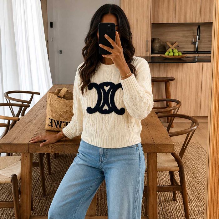 Premium  | sweter | ecru | S | CeiIine
