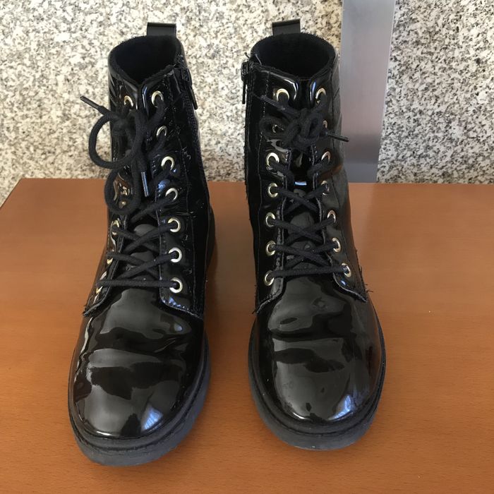 Botas pretas criança, tamanho 36