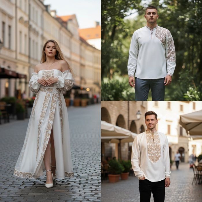 Вишиванки, весільні комплекти, сукні на випускний,  та вишиванки у ная