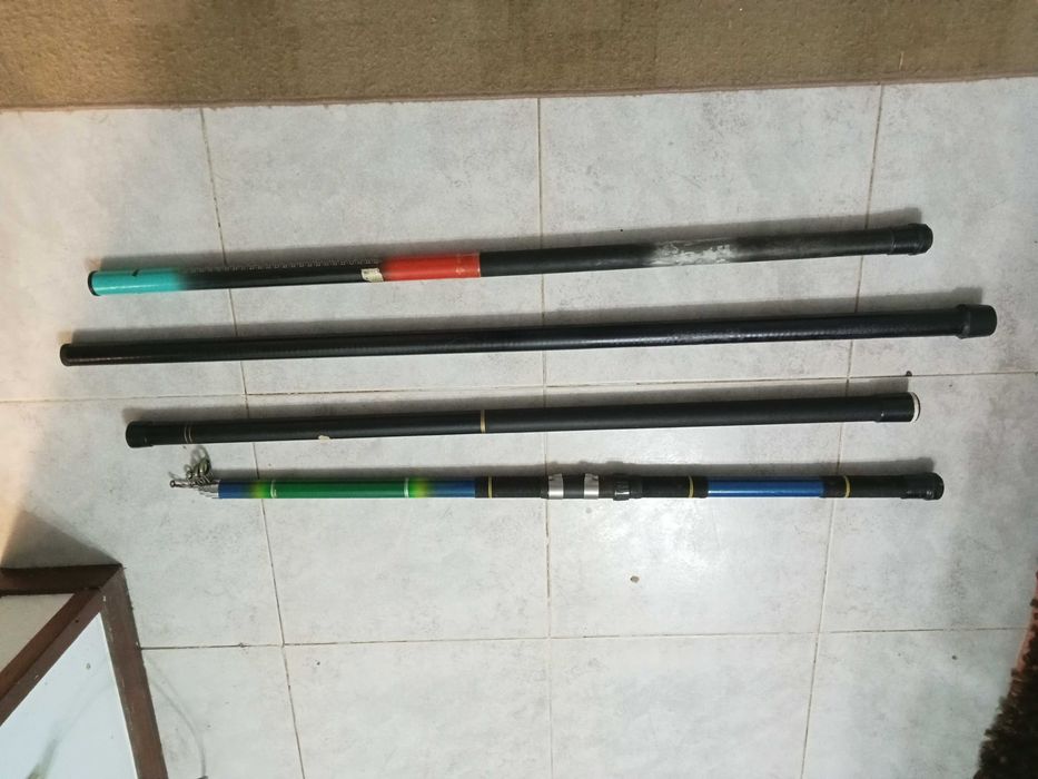 Canas de pesca direta em carbono