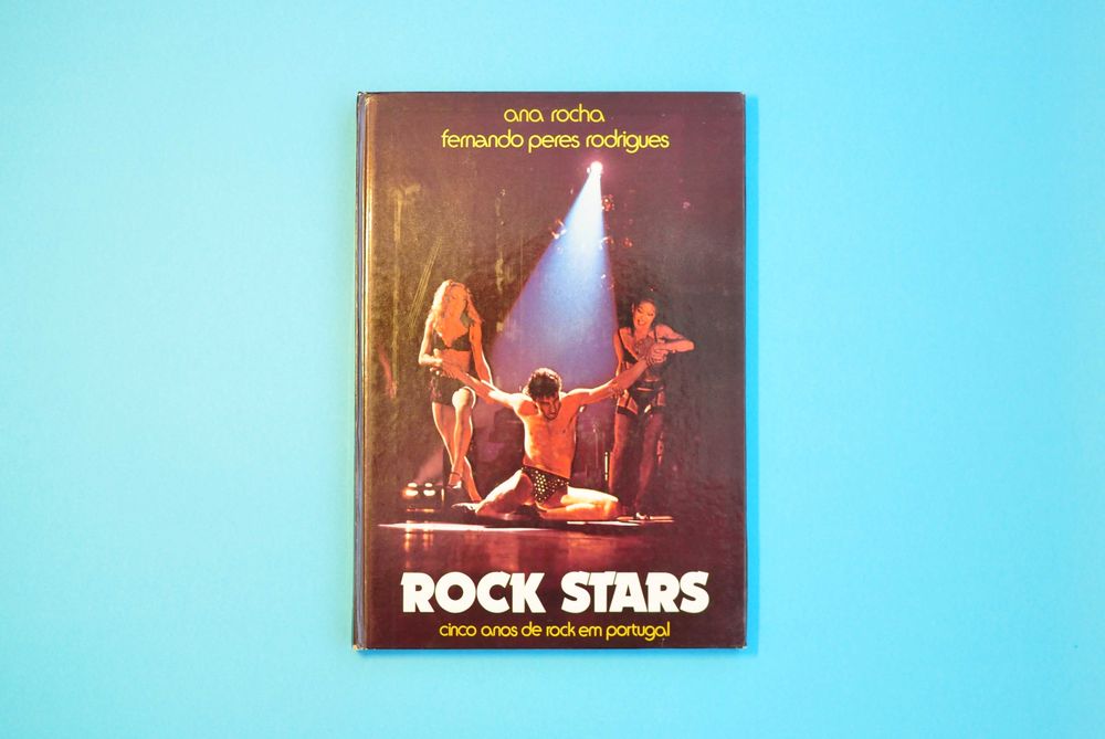 Livro Rock Stars Cinco Anos de Rock em Portugal / música e fotografia