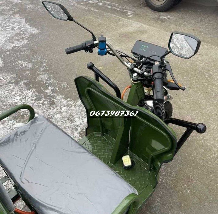 Електро скутер Дозер Dozer Model-5 Запас ходу65км 2000W трицикл Кредит