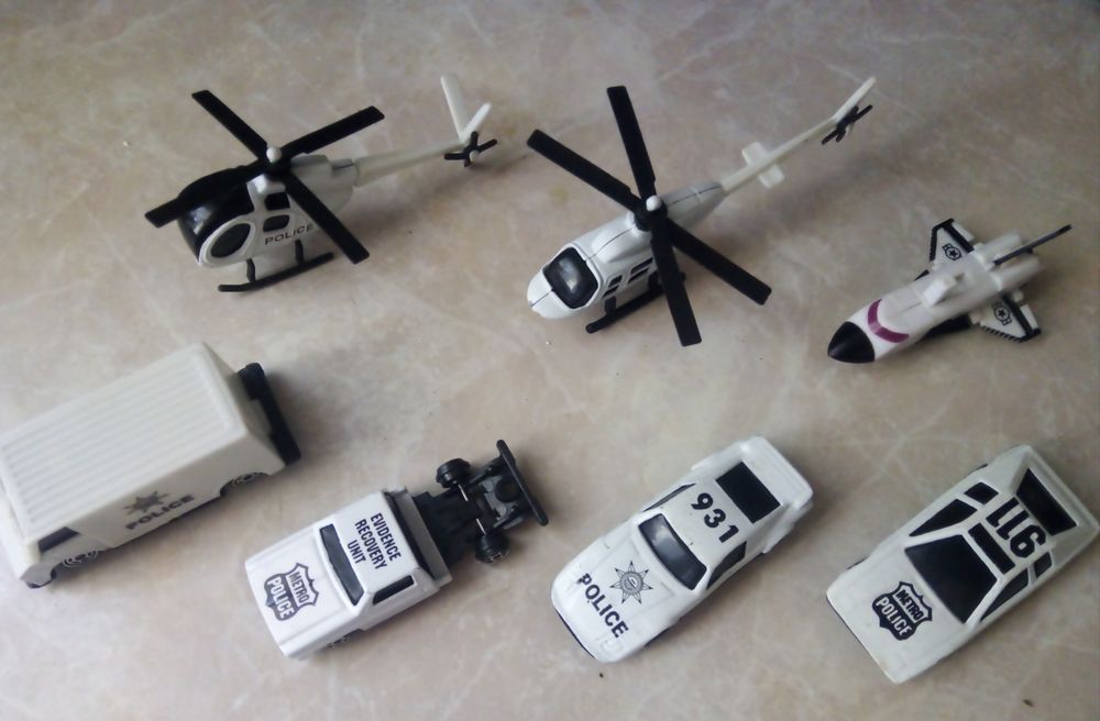 Машина вертолет корабль  вертолет металлические Police пожарная