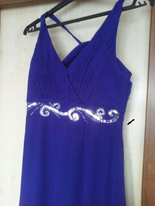 sukienka maxi LIPSY 34/36 cekiny- wesele, bal, sylwester,studniówka