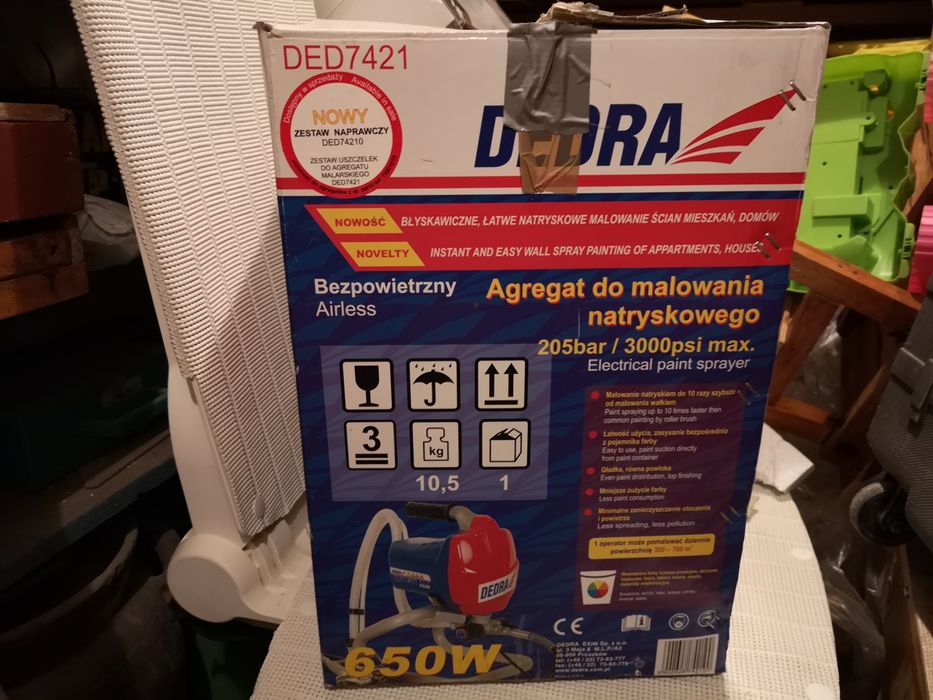 DEDRA DED7421. Agregat Malarski Chydrodynamiczny 650W
