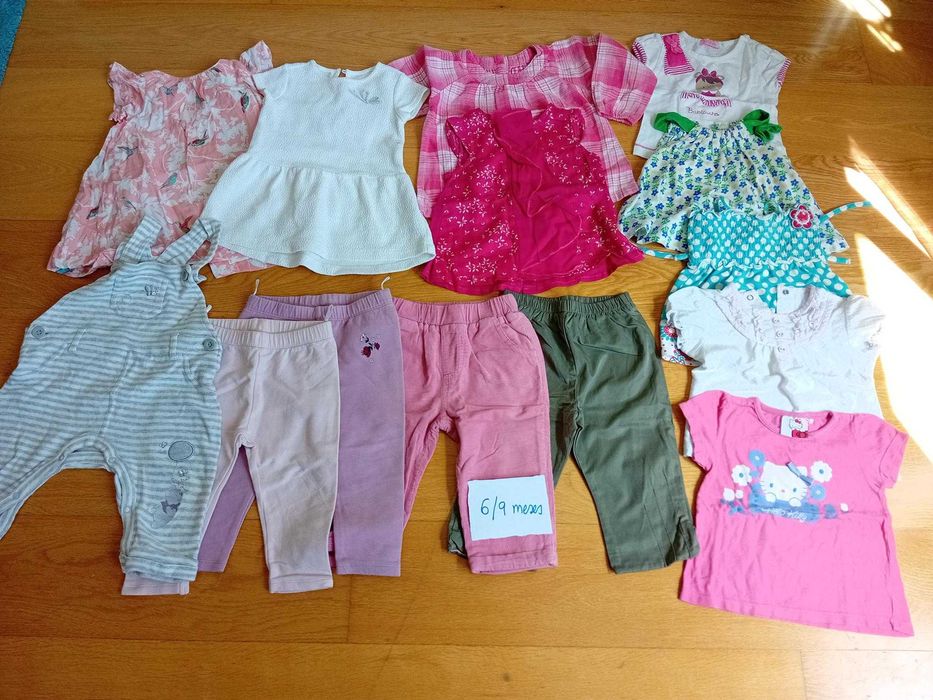 Lote roupa criança 6/9 meses e 12/18 meses
