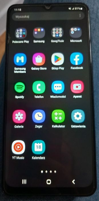 Telefon kontaktowy samsuA12