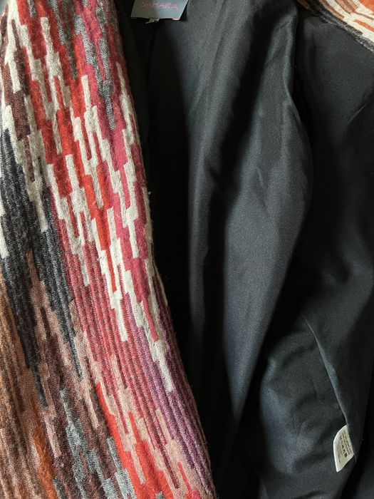 Poncho - narzutka 100% wełna Merino