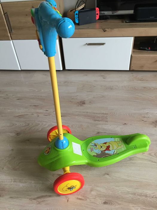 Hulajnoga trzykołowa dla dziecka Kubuś Puchatek