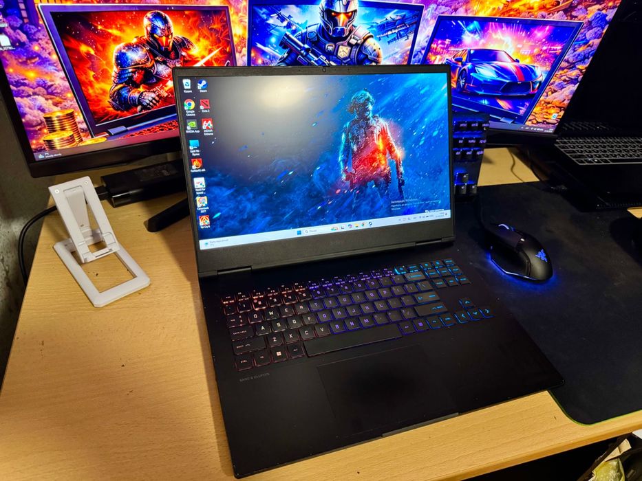 HP OMEN RTX4070 140W!TURBO|RYZEN 7-8845HX|DDR5-16GB|SSD512|165Hz