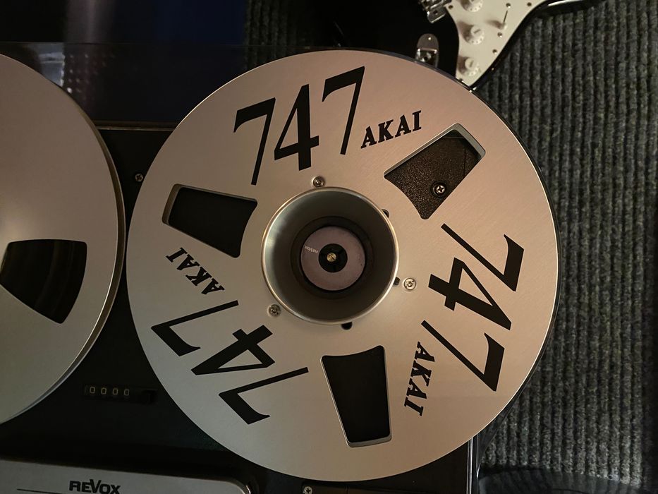 Szpule magnetofonowe, aluminiowe Akai 747