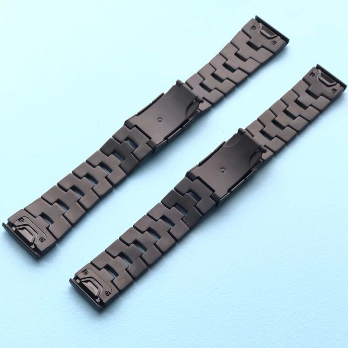 Титановий браслет на Garmin 22/26mm quick fit ремінець Fenix Tactix ін