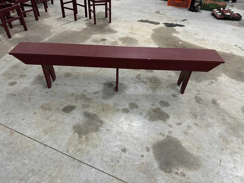 Banco Corrido de Madeira