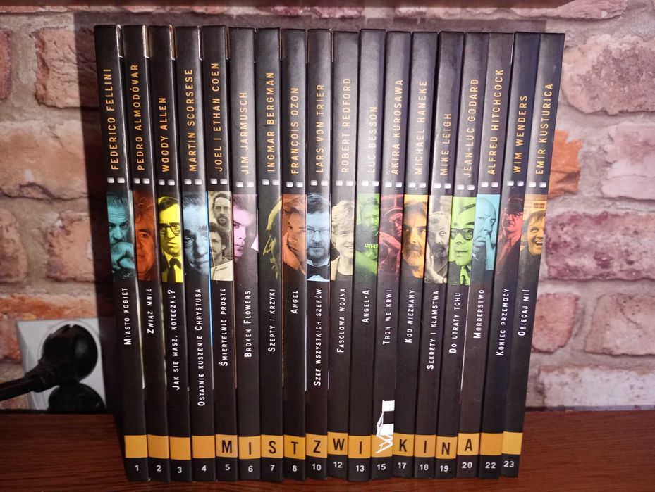 Kolekcja Mistrzowie Kina - Zestaw 18 DVD