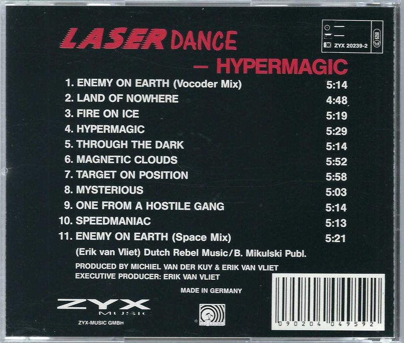 CD Laserdance - Hypermagic (1993) (ZYX Music)