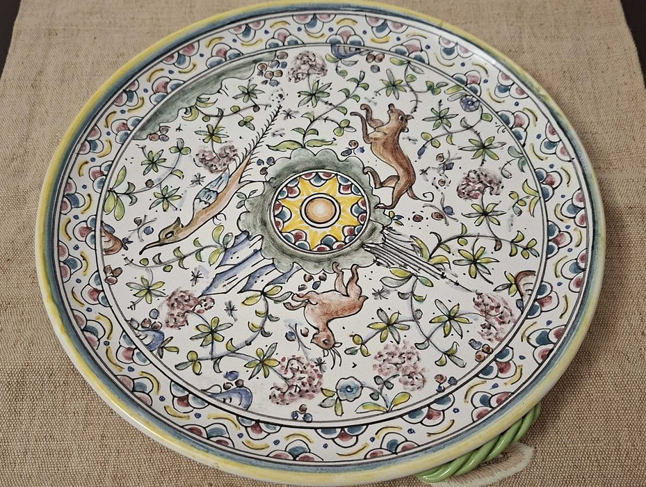 Terrina de Cerâmica Berardos Séc. XVII, pintada à mão